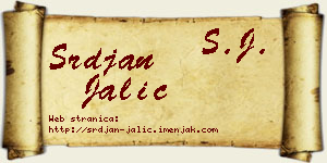 Srđan Jalić vizit kartica